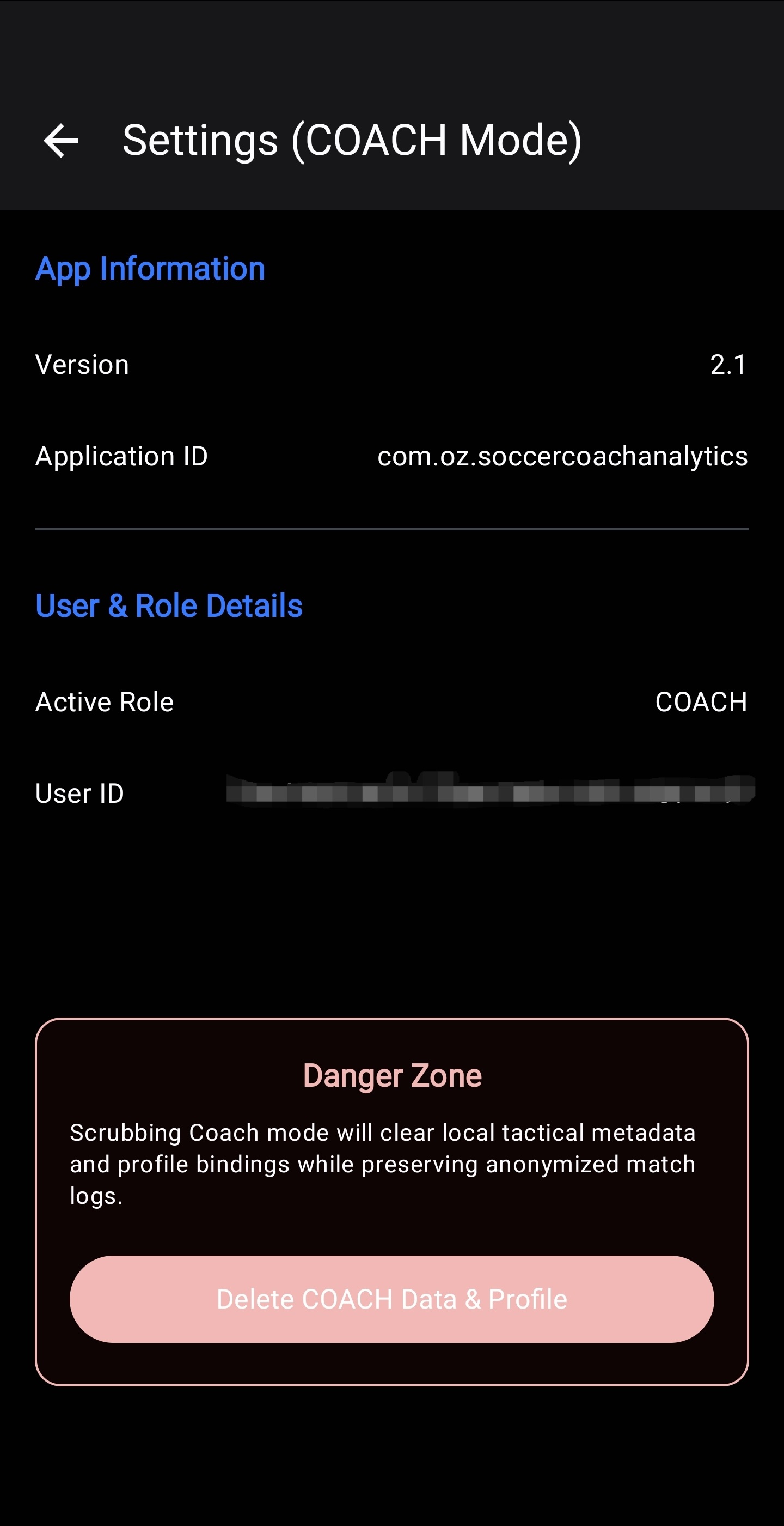 Settings Screen